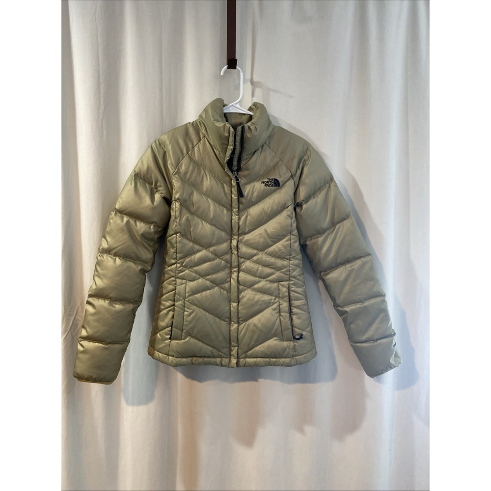 The North Face 550 Gold Goose Down Puffer Jacket Coat Winter Small Y2K Warm